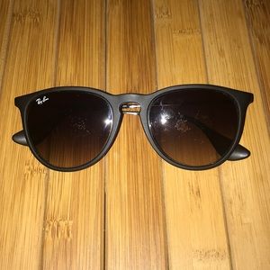 Black CUSTOM Erika Ray-Bans 100% authentic!